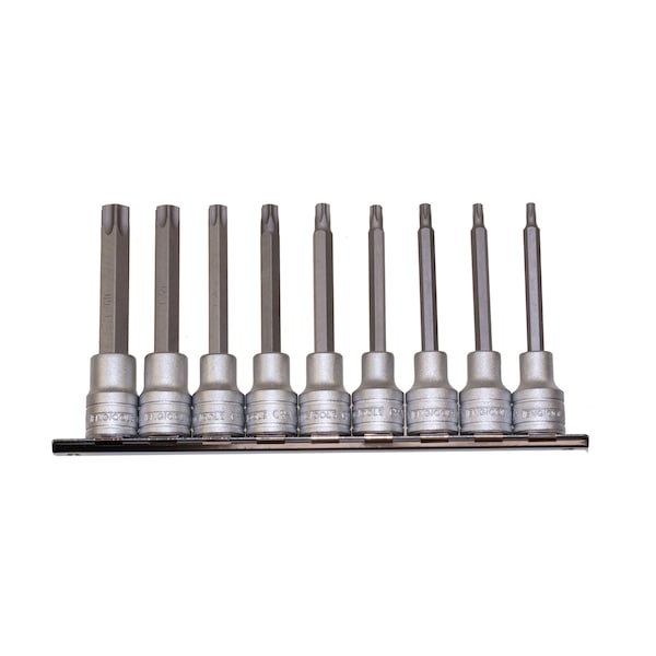 M1214TX - 9 Piece 1/2" Drive Long TX Socket Set